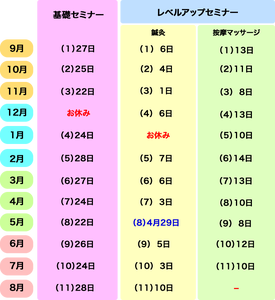 2015臨床伝統医療研究会スケジュール